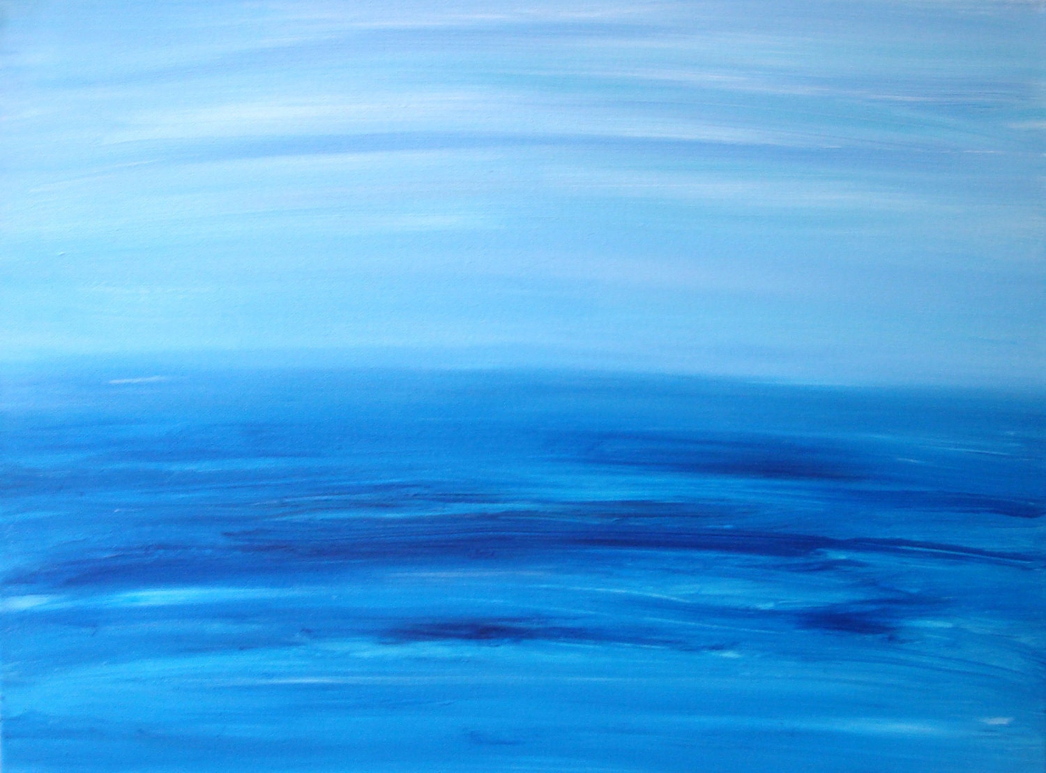 Art Sale Large Original Abstract Art Water Seascape Ocean
