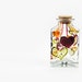 Different Colors Of LOVE Hand Painted Glass Bottle- Decorative Glass Art