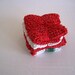 Pretty Hand Crochet 100% Cotton Yarn Dish Cloths