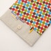 13 inch Macbook AIR case.Linen macbook case with colorful circles pocket and button closure. Macbook sleeve padded. Custom orders available.