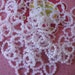 White acrylic heart ring 10 mm 30 pcs