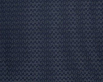 Striated Design Japanese Indigo Print Fabric--One Yard
