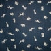 REMNANT--Japanese Indigo with Bunnies Pure Cotton Fabric--One Yard