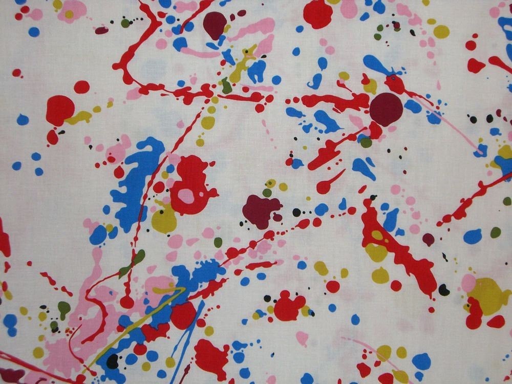 Paint Splatter Print Fabric from Alexander HenryOne Yard