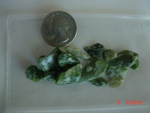 Alaska Alaskan Jade 1/2 Ounce Tumbled Tumble Polished Small