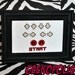 Konami Code Framed Cross Stitch