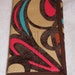 Multi Abstract Scissor Shear Makeup Paint Brush Case