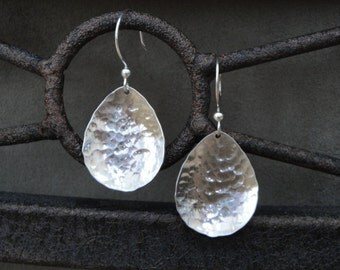 Sterling Silver Teardrop Earrings - Gifts for Her