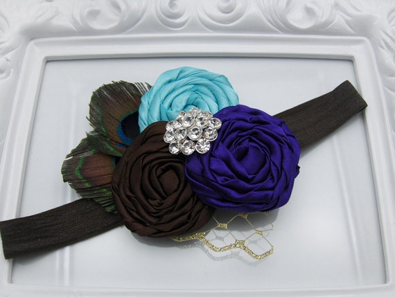 items similar to peacock feather headband newborn items similar to baby flower headband peacock feather items similar to peacock feather headband newborn items similar to baby flower headband peacock feather