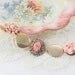 Recycled jewelry. Vintage earring bracelet . Stunning and one of a kind. Queen Vic. Free international shipping