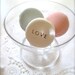 Pink, Blue, White Love Ceramic Macaron Sachet-Fragrance Object