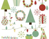 25% OFF SALE Christmas Clip Art - Personal or Commercial Use - Christmas Morning Il_170x135