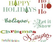 25% OFF SALE Christmas Word Art - Personal or Commercial Use - Christmas Morning Il_170x135