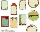 25% OFF SALE Printable Christmas Tags - Personal or Commercial Use - Christmas Morning Il_170x135