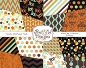 25% OFF SALE Halloween Digital Paper Pack - Spooks On Il_170x135