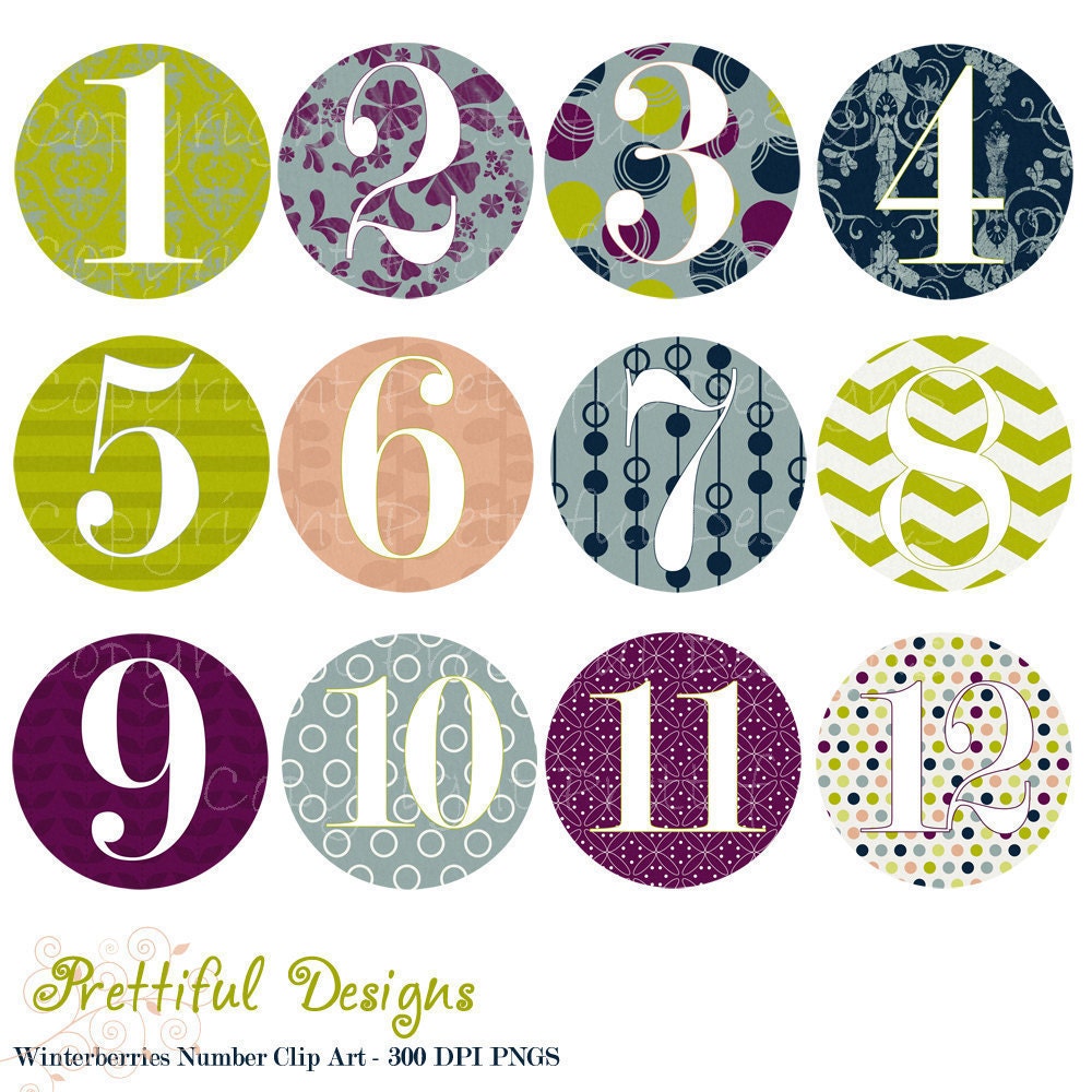 clipart numbers in circle - photo #13