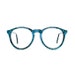 Turquoise Blue Round Vintage Eyeglasses - Turquesa