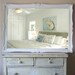 Vintage Beach Cottage Mirror, Huge Shabby Chic Mirror