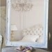 Decorative Framed Mirror, Shabby Chic White, Ornate Design