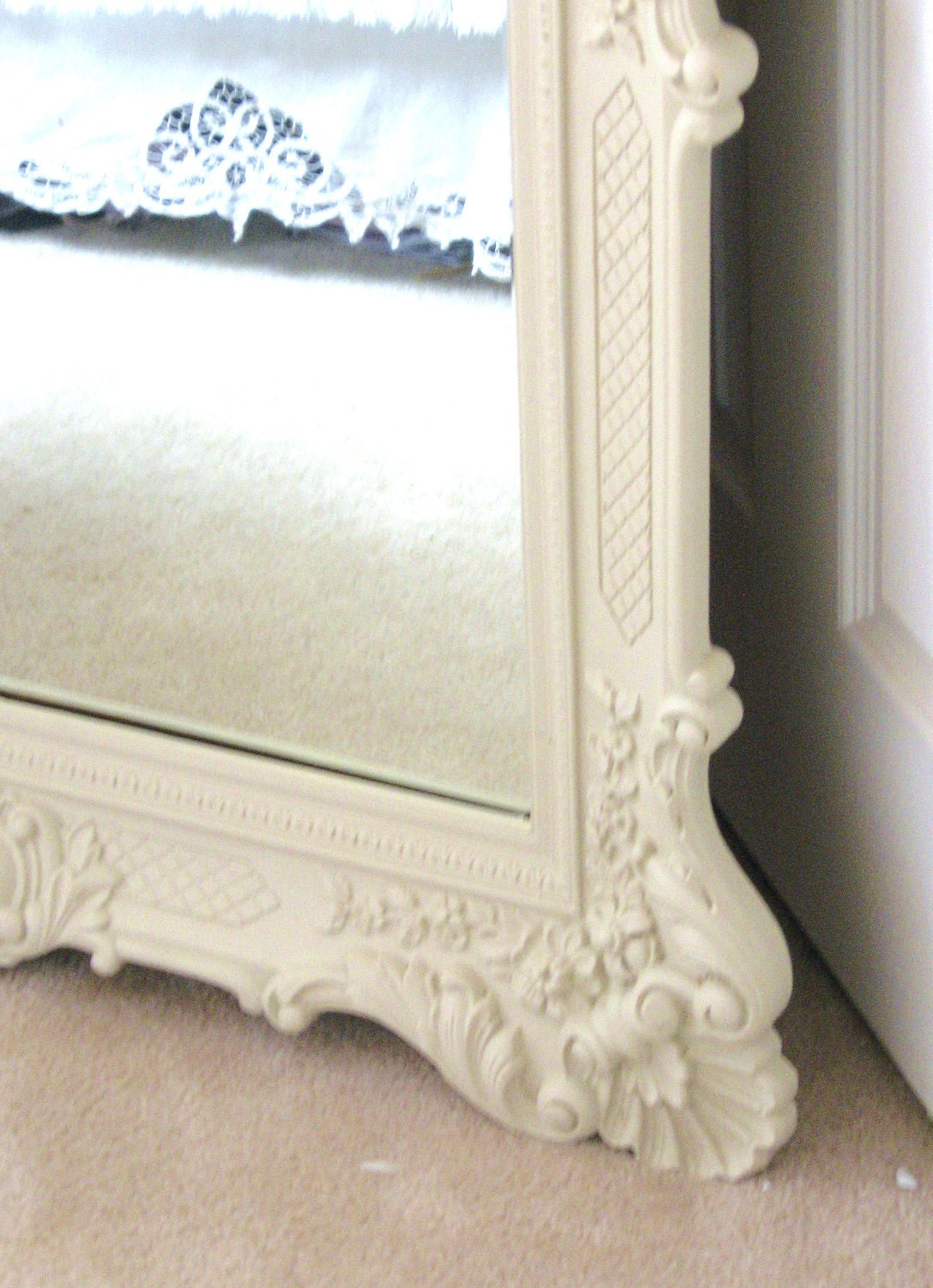 D R E S S I N G Mirror Vintage Leaning Mirror Floor Mirror