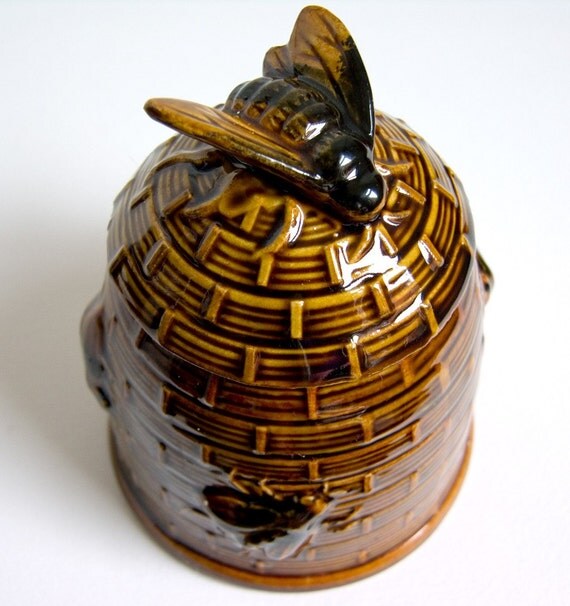 Vintage Ceramic Honey pot