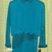 Vintage 80's 1980's Eighties Women Indie Hipster Fashion Emerald All That Jazz Asymmetrical Knit Sweater Dress NWT