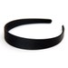 2Pcs 25mm(0.98") - Black Satin Comfortable Headband