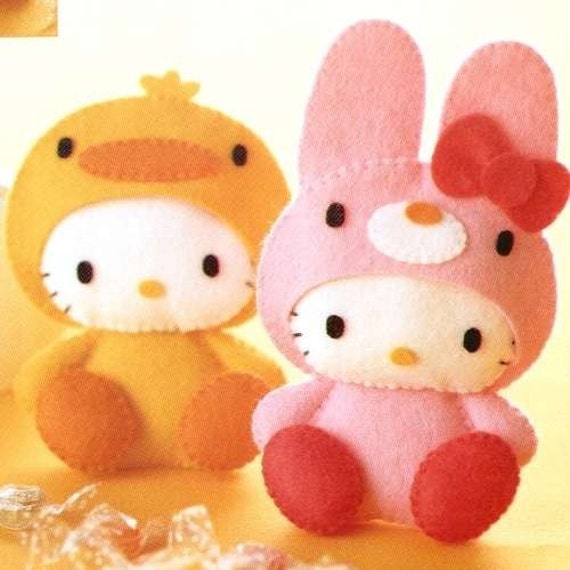 Pattern BOOK 70 Hello Kitty felt mascot dolls and goods RARE