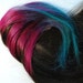 Dip Dyed Tips - Human Hair Extensions - Boho Lauren Conrad Inspired / Tie Dyed Clip Ins // Brown Pink Purple Turquoise Blue / Ombre Rainbow