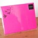 pink writing paper set of ten: flying birds