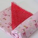 RESERVED for LEELA, Baby Blanket, with Deer, Toadstools, Squirels, Flowers