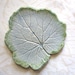 Light Blue Waters Ceramic Leaf Spoon Rest