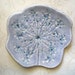 Blue Spice Queen Anne's Lace Ceramic Spoon Rest