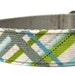 Plaid Dog Collar- Silver Stud