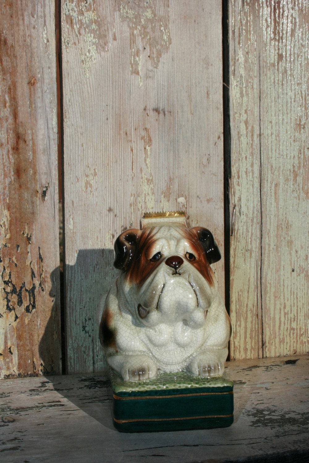 vintage bulldog tape dispenser