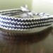 Yankees Pin Stripe Friendship Bracelet