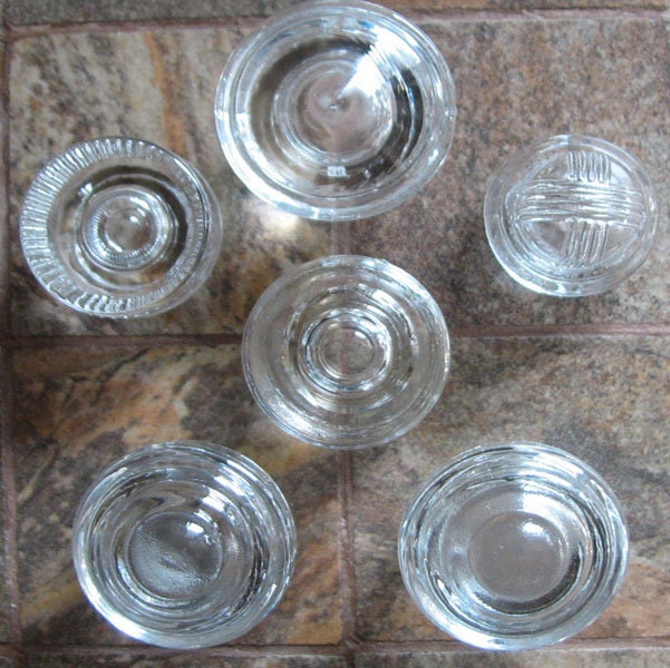 Six Vintage Glass Percolator Coffee Pot Knobs