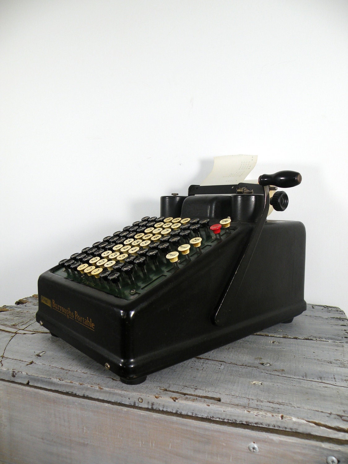 Vintage Antique Adding Machine