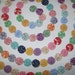 9 Ft. 1930s Feedsack Yo Yo Garland Swag 1.5" Yo Yos Reproduction Fabrics
