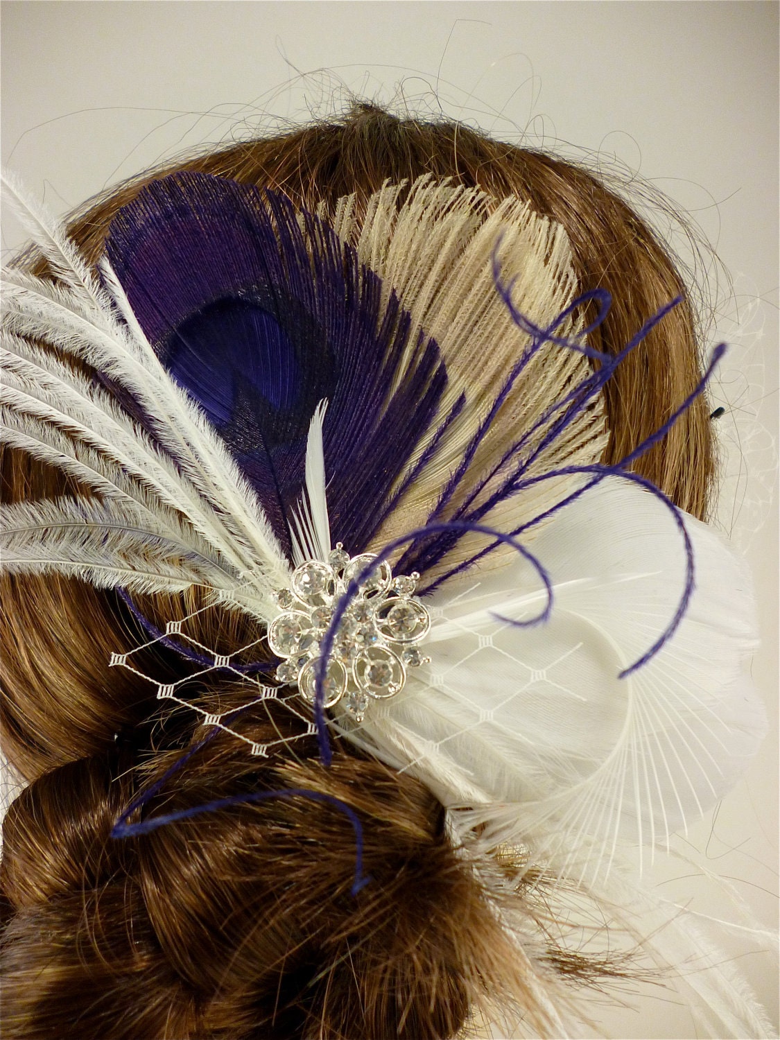 Bridal Feather Fascinator Bridal Fascinator Feather