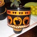 Vintage 1970's Halloween Round Tin Metal Container Lid