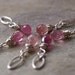 Baby Pink Sapphire Interchangeable Briolette Charm Pendant