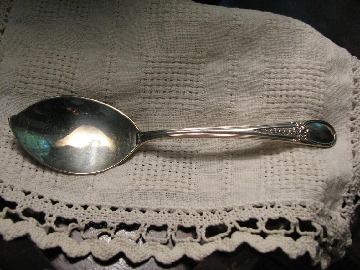 b C Ball Sterling Silver Jelly Spoon 3 Flower