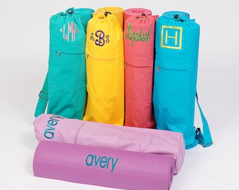 Custom Embroidered Yoga Mat Bag