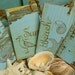 Turquoise Sun Sand Sea Beach Weathered Wood Chalkboard Tag Labels - 4