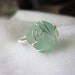 SALE Sea Glass Ring, Sea foam Sea Glass Ring, Sea Glass Jewelry