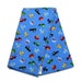 Changing Pad for Baby Boy in Blue Flannel with Trucks Airplanes and Boats