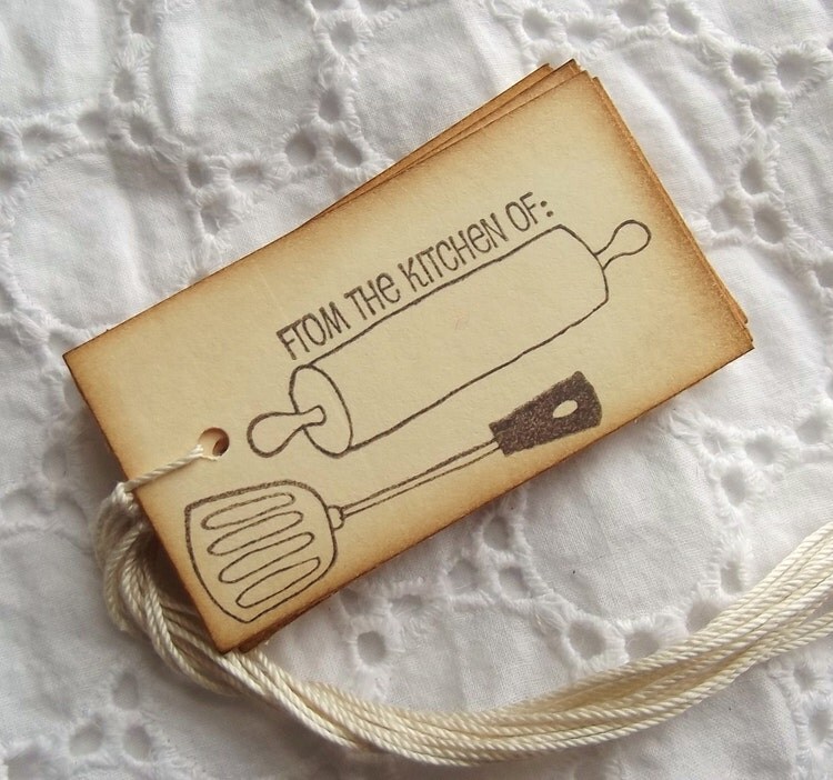 From the KITCHEN OF Tags Labels Handmade by SweetlyScrappedArt