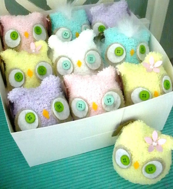 Items similar to Baby Shower Favors- SET of 10 OWLS on Etsy