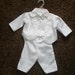 Sewing pattern infant tuxedo with tails by TinyTuxnTails on Etsy